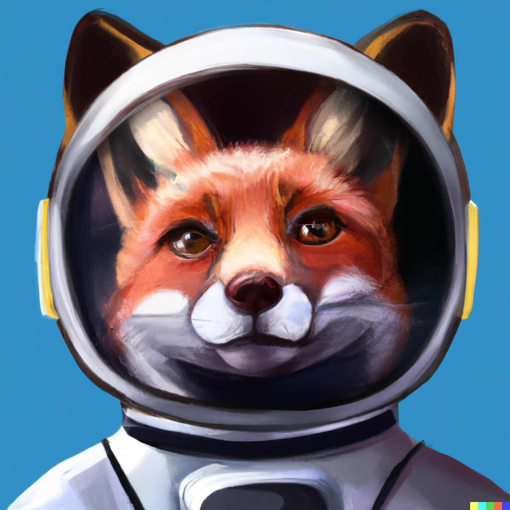 Fox Astronaut